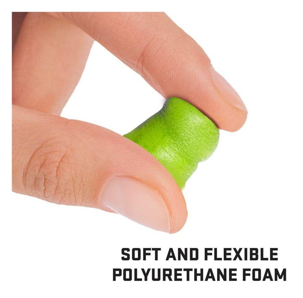 Allen 4136 Tapered Foam Ear Plugs 32 dB Lime Green 6 Pair view 4