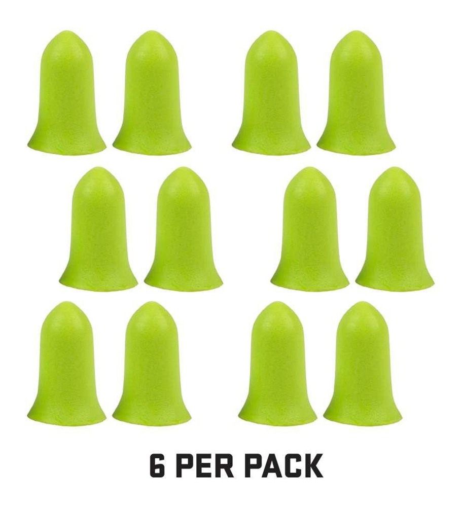Allen 4136 Tapered Foam Ear Plugs 32 dB Lime Green 6 Pair view 5