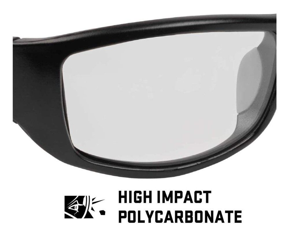 Allen ULTRX Sync Safety Glasses Black with Clear Lenses view 3