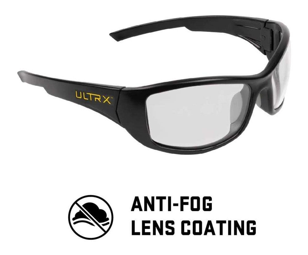Allen ULTRX Sync Safety Glasses Black with Clear Lenses view 5