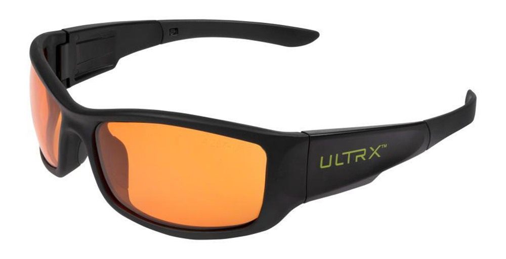 Allen ULTRX Sync Safety Glasses Black with Amber Lenses view 4