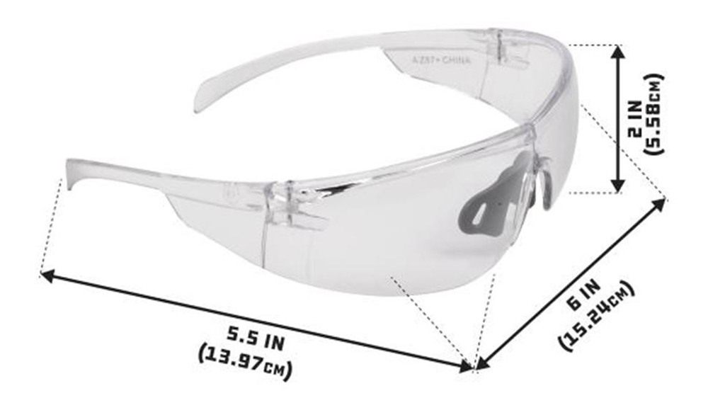 Allen 4139 Protector Shooting Safety Glasses Clear Lens/ Anti-Fog/Scratch view 6