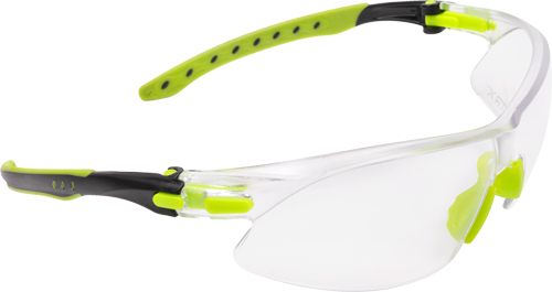 Allen 4140 Keen Safety Glasses Youth Clear Lens Lime Green view 2