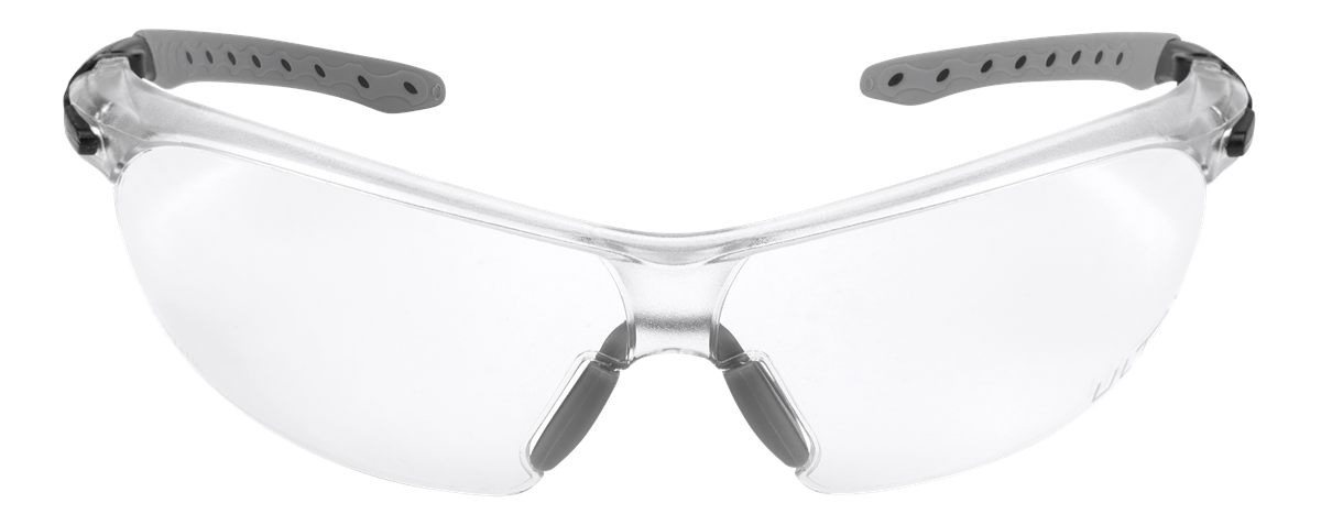 Allen ULTRX Keen Safety Glasses Black with Clear Lenses