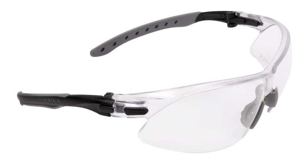 Allen ULTRX Keen Safety Glasses Black with Clear Lenses view 7