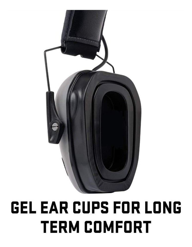 Allen ULTRX Bionic Fuse Bluetooth Electronic Ear Muffs 22dB Cement Grey view 6