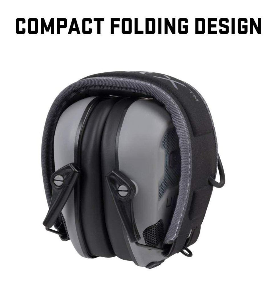Allen ULTRX Bionic Fuse Bluetooth Electronic Ear Muffs 22dB Cement Grey view 7