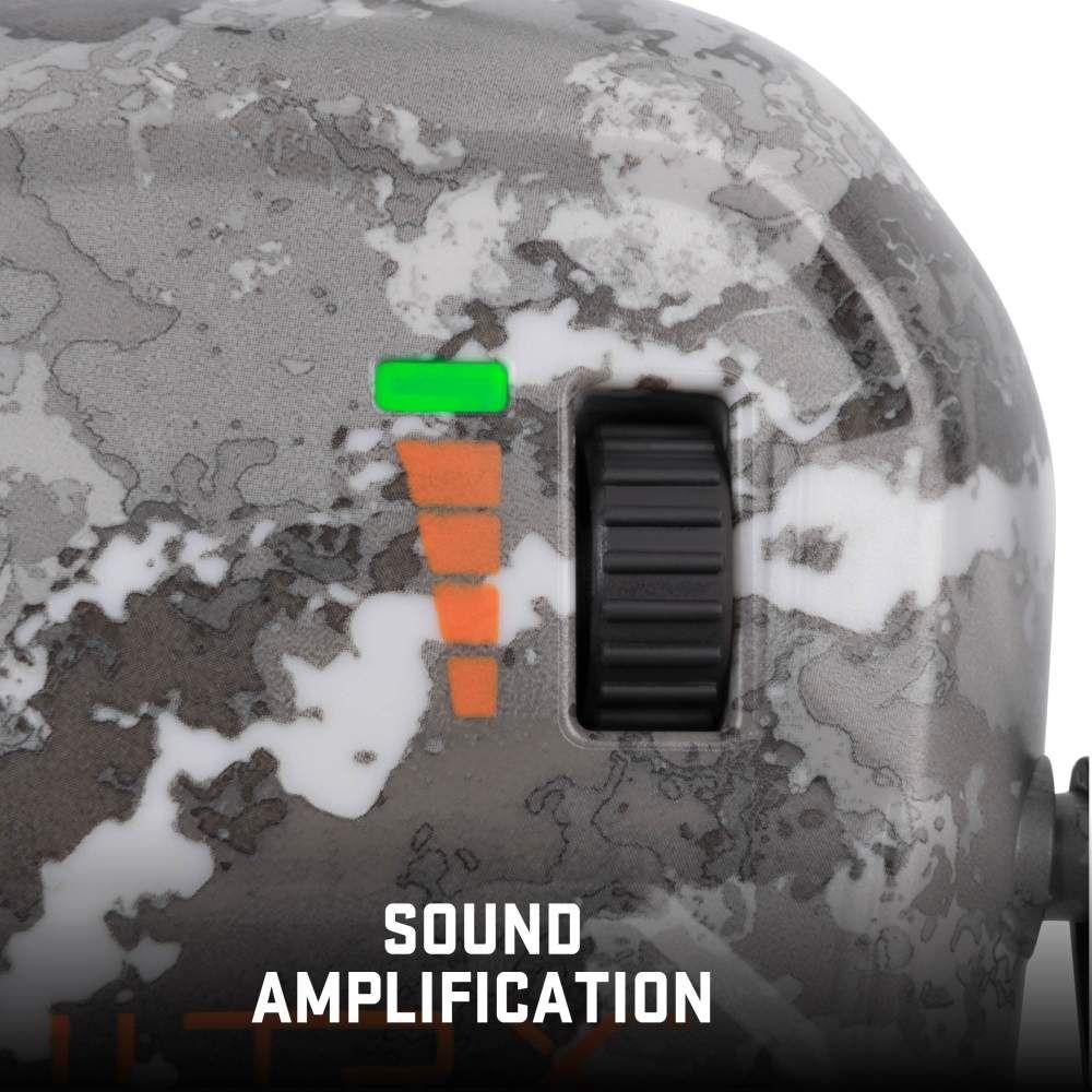 Allen ULTRX Bionic Electronic Ear Muffs 22dB Veil Tac Grey Camo view 2