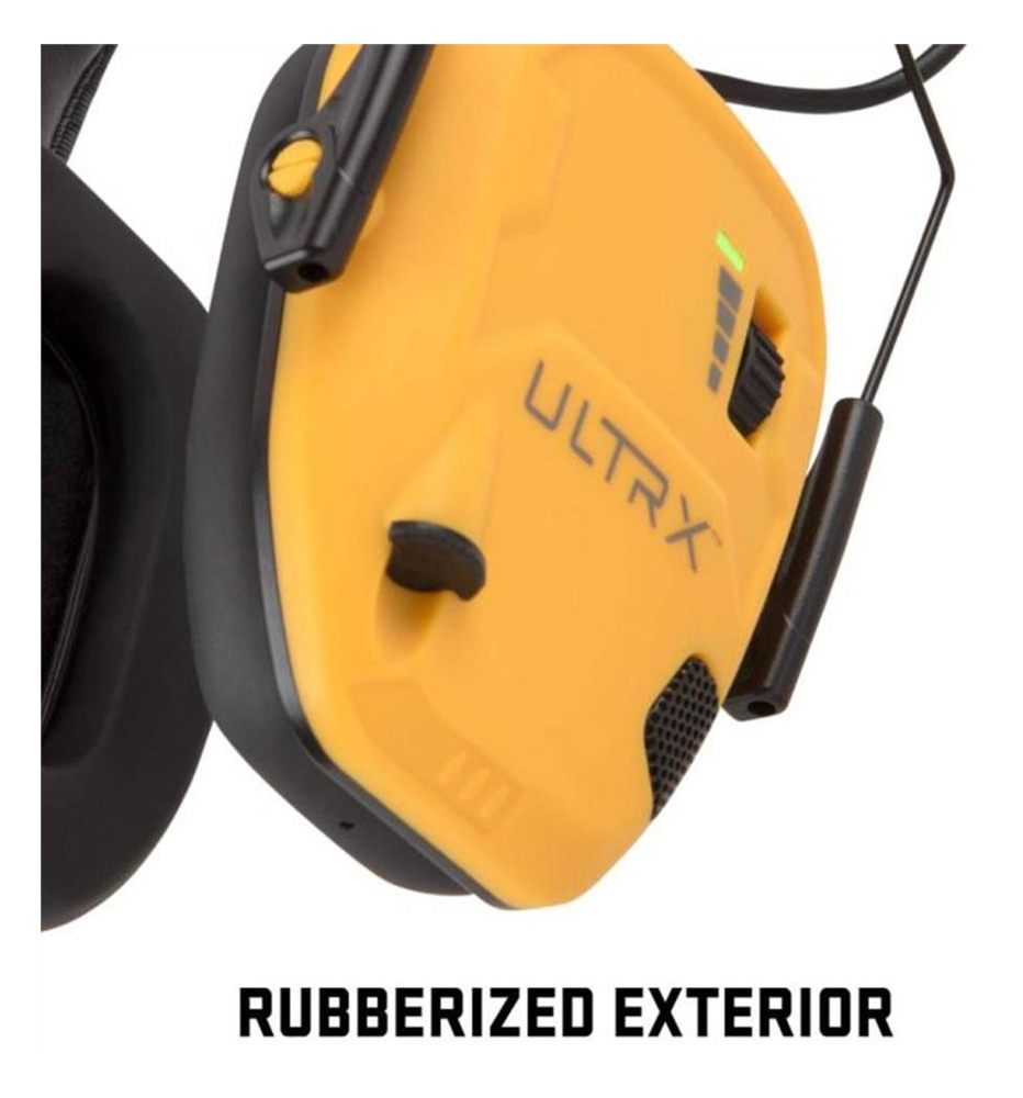 Allen ULTRX Bionic Electronic Ear Muffs 22dB Yellow view 5