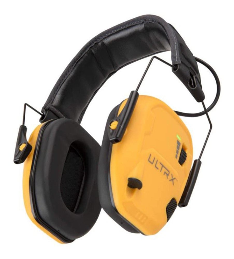 Allen ULTRX Bionic Electronic Ear Muffs 22dB Yellow view 6