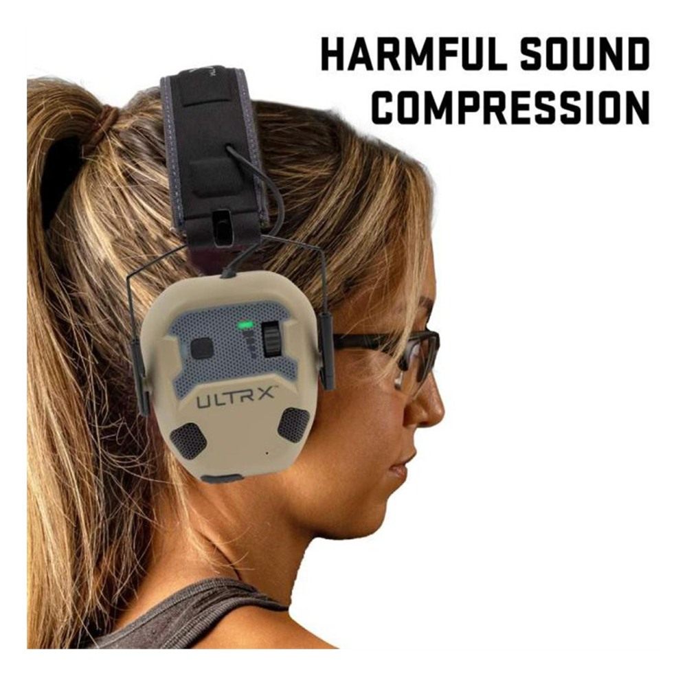 Allen ULTRX Bionic Fuse Electronic Ear Muffs 22dB FDE view 4