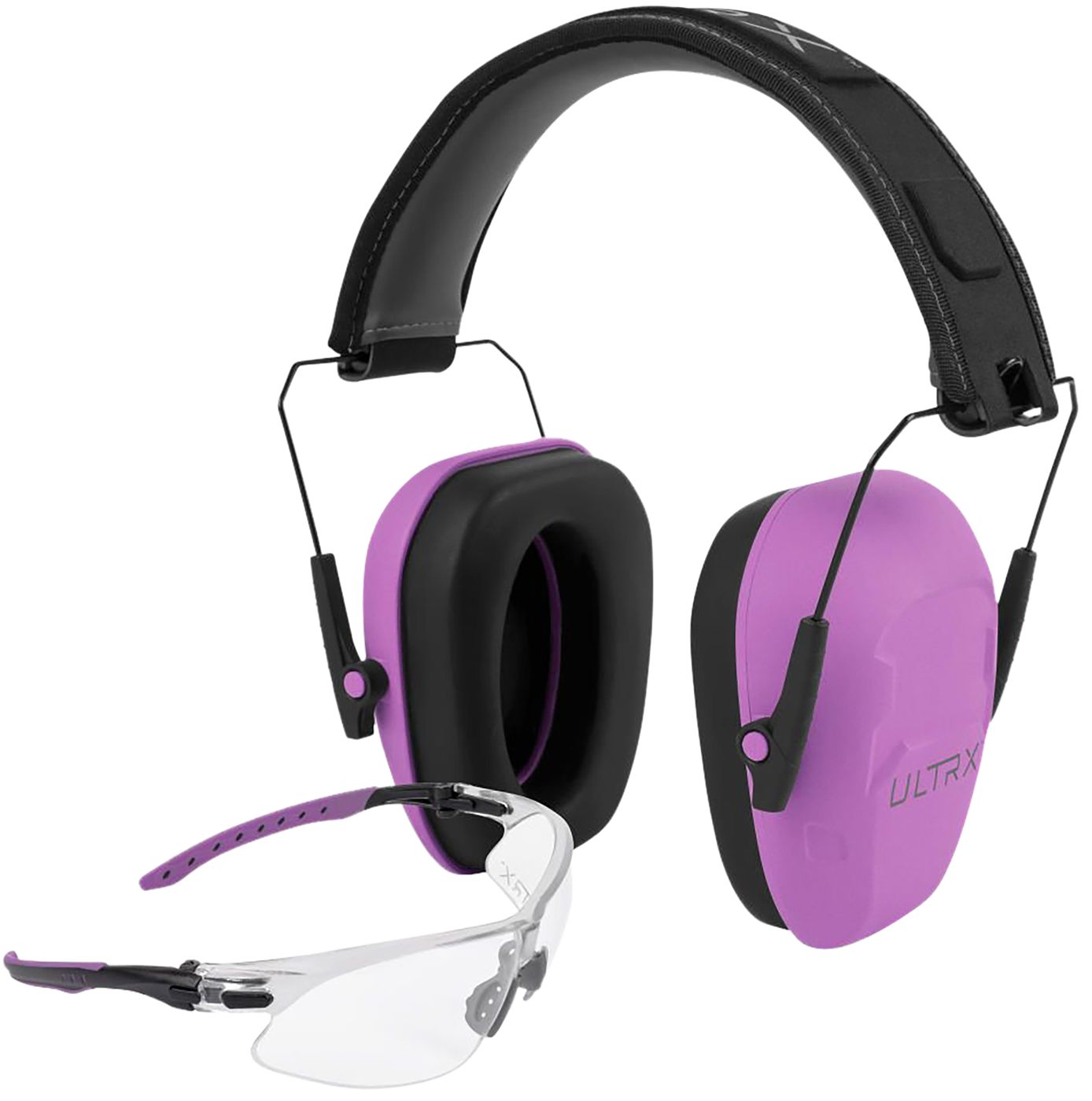Allen 4155 Shield Ear Eye Protection Combo 23 dB Plum