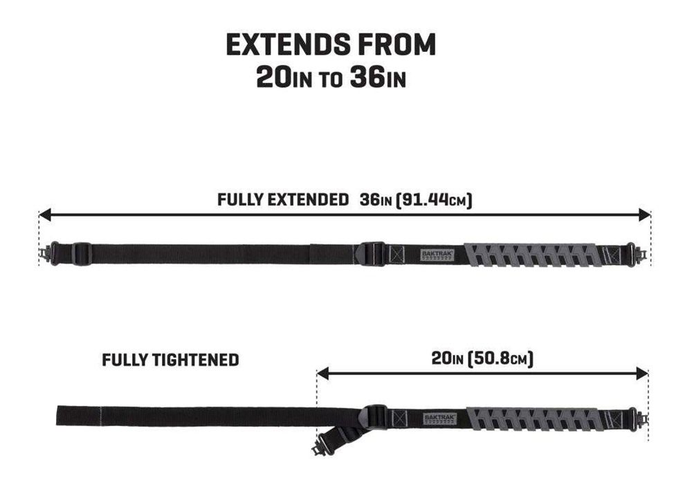 ALLEN TRAK TRACTION WEB SLING W/SWIVELS (BLACK/GRAY) view 7