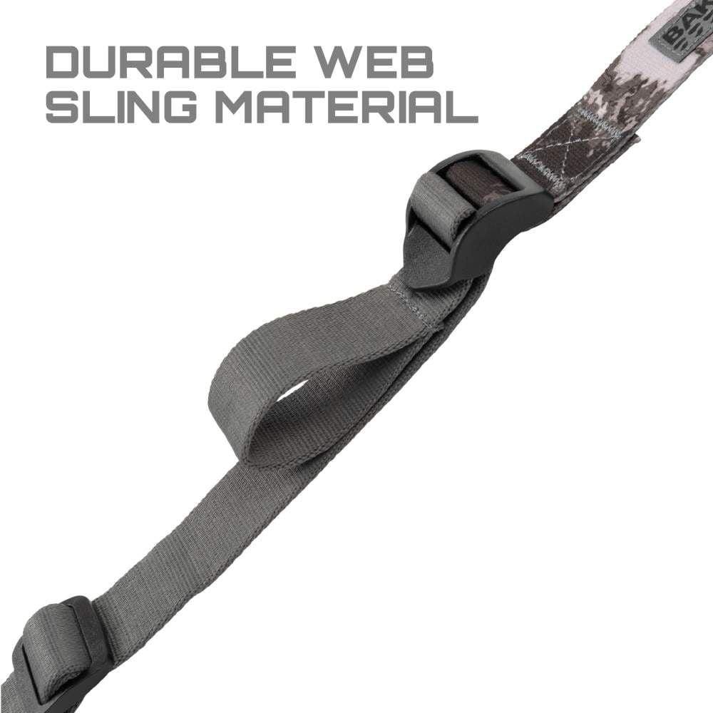 Allen Trak Traction Web Rifle Sling with QD Swivels 36in Veil Tac Grey view 2