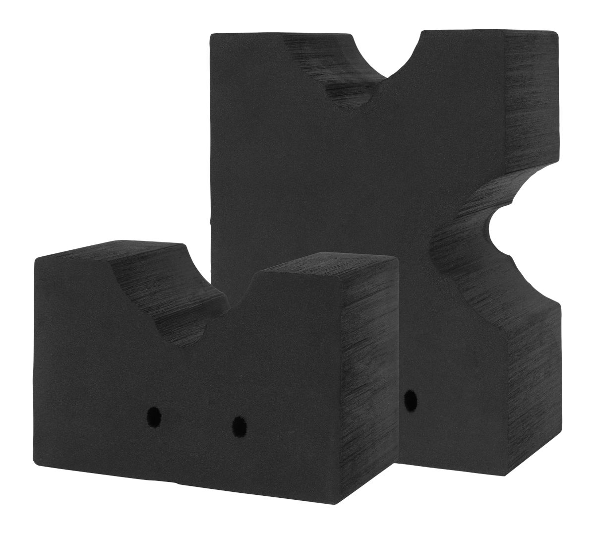 Allen 2458 Soft Rock Shooting Rest Black Foam Front and Rear Bag