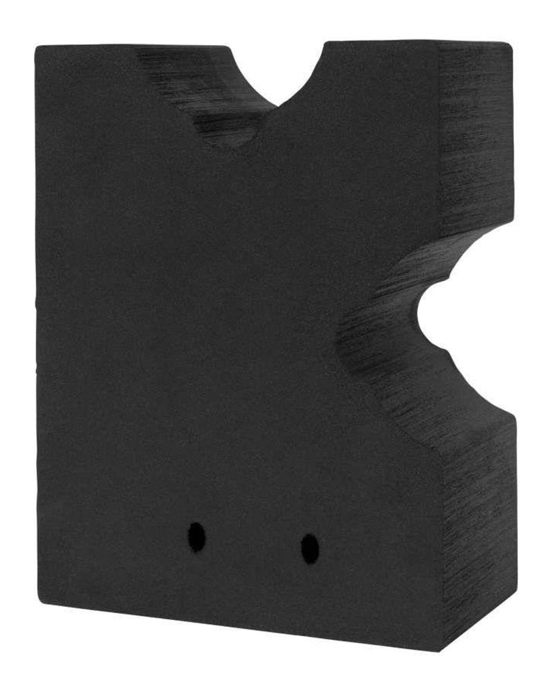 Allen 2458 Soft Rock Shooting Rest Black Foam Front and Rear Bag view 2