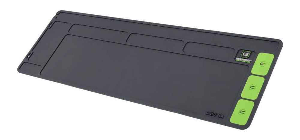 Breakthrough Clean BTSGMR Shield Mat Gray and Green PVC 35.88inx11.88in view 5