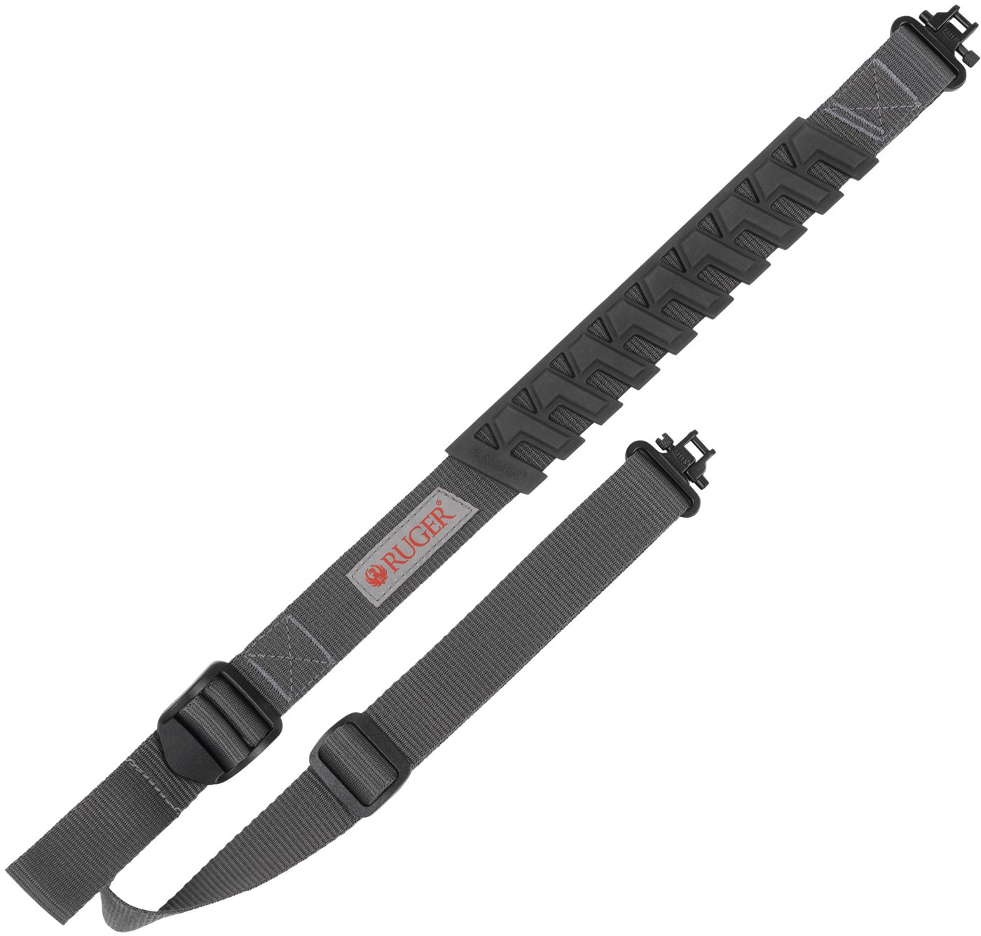 ALLEN RUGER TRAK WEB SLING MOLDED BAKTRAK PAD GREY/BLACK