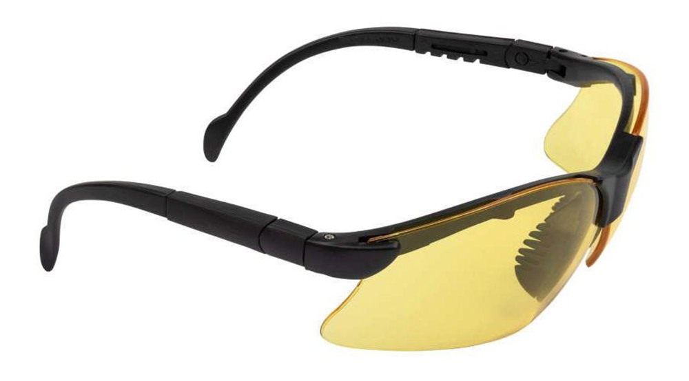 Allen ULTRX Verse Safety Glasses Black with Yellow Lenses view 2