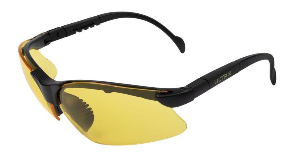 Allen ULTRX Verse Safety Glasses Black with Yellow Lenses view 3