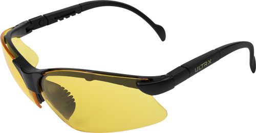 Allen ULTRX Verse Safety Glasses Black with Yellow Lenses view 5