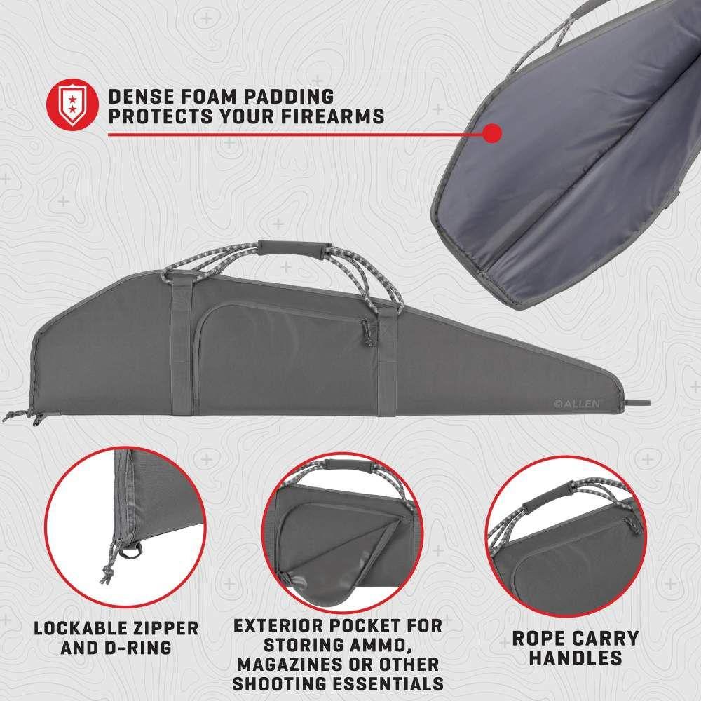 Allen 91446 Rollins Rifle Case 46in Gray view 2