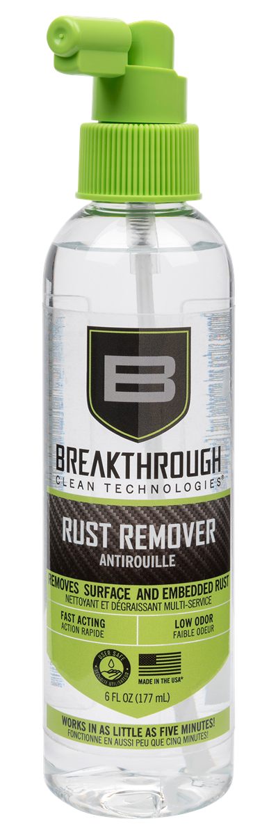 Breakthrough Clean Technologies Rust Remover 6 oz Dispensing Cone Cap Bottl