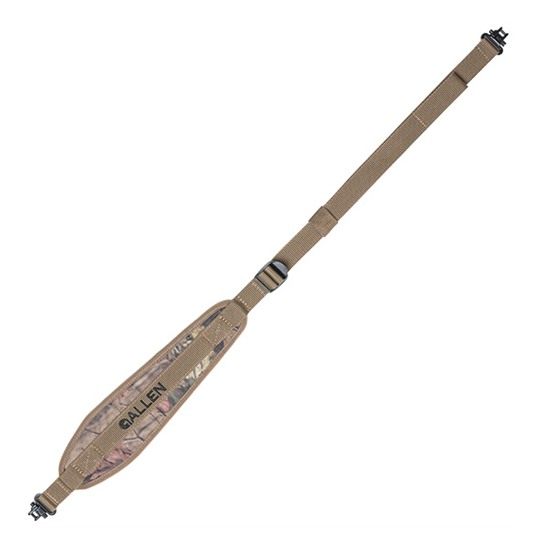 Allen Gunnison Neoprene Sling with Swivels Tan Mossy Oak Camo