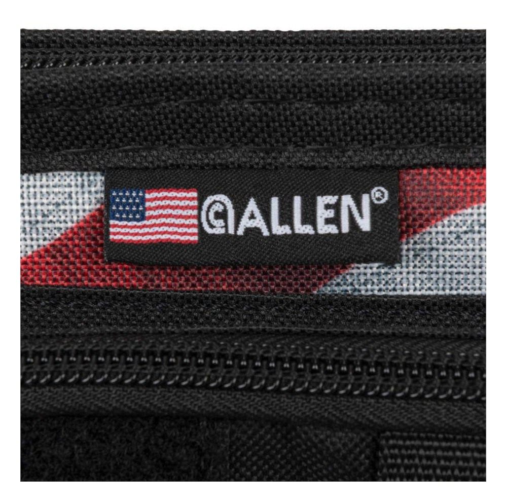 Allen 1122 Victory Taper Case Double Red/White/Blue Holds 2 Handguns view 2