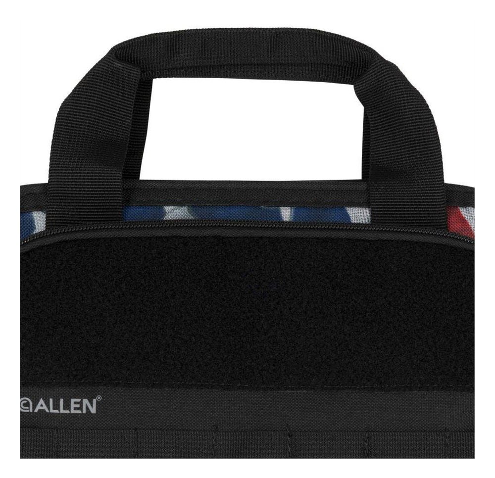 Allen 1122 Victory Taper Case Double Red/White/Blue Holds 2 Handguns view 3