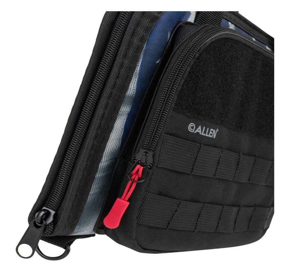 Allen 1122 Victory Taper Case Double Red/White/Blue Holds 2 Handguns view 4