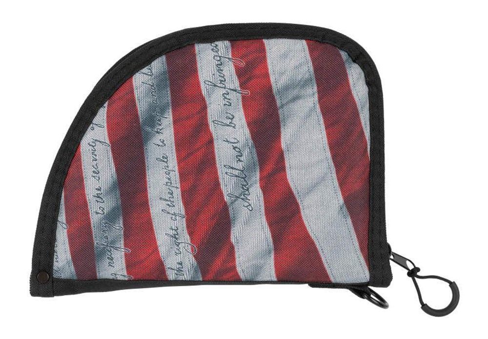 Allen 1127 Victory Taper Case Single Red/White/Blue Holds 2 Handguns view 4
