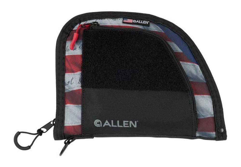 Allen 1127 Victory Taper Case Single Red/White/Blue Holds 2 Handguns view 5