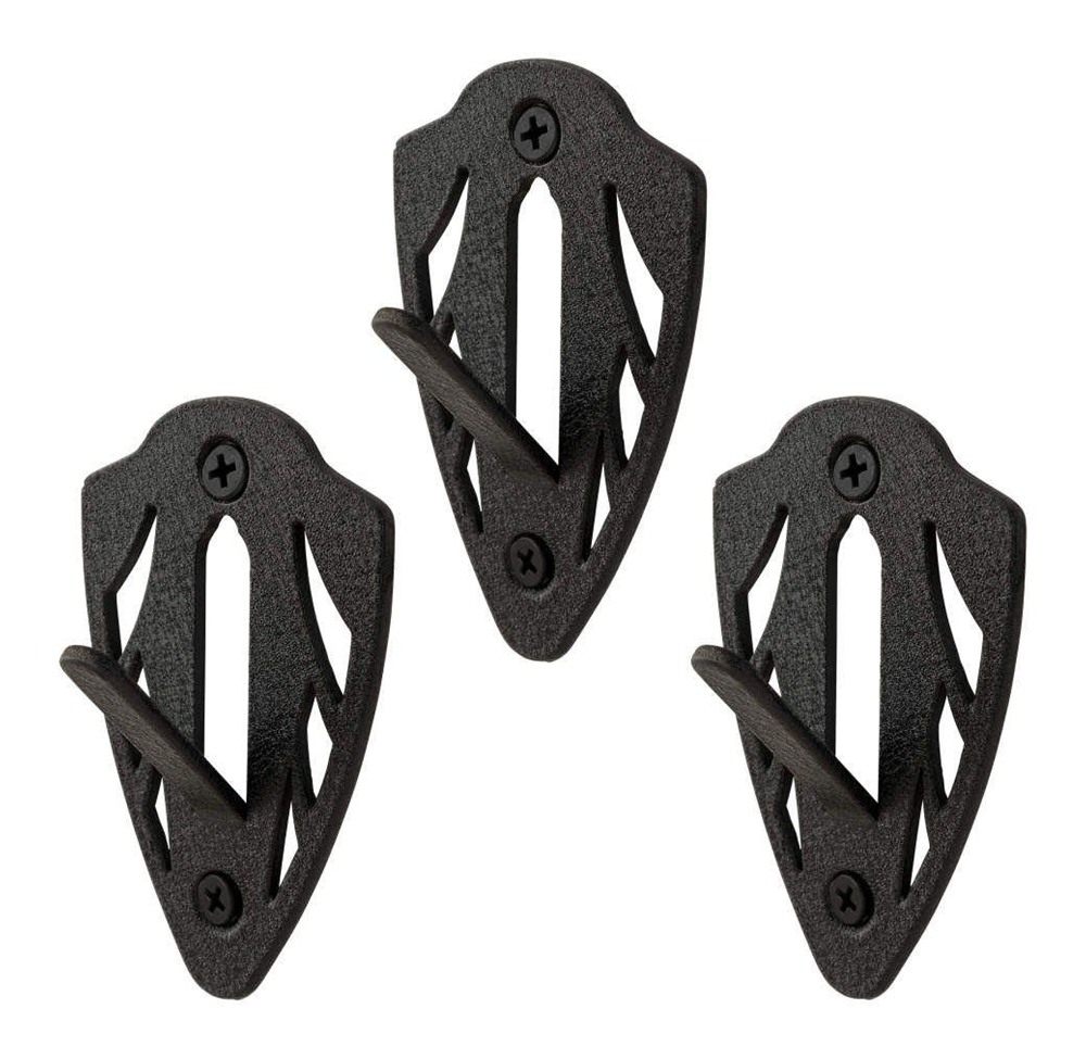 Allen 7257 Skull Peg Wall Mount Small/Mid-Size Game Black Steel Includes Ha