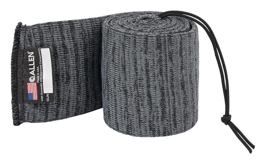 Allen 13130 Gun Sock 52in Heather Gray Knit 3 Pack With or W/O Scope view 7