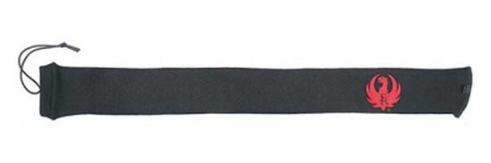 Allen Ruger 13401 Gun Sock 52in Rifle Or Shotgun, Black Knit With Logo view 2
