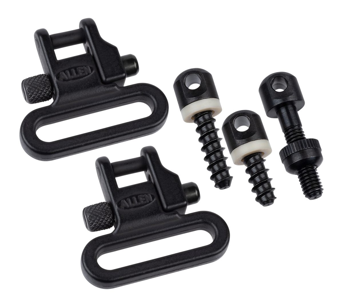 Allen 14420 Magnum Swivel Set Black 1in Bolt Action Rifles
