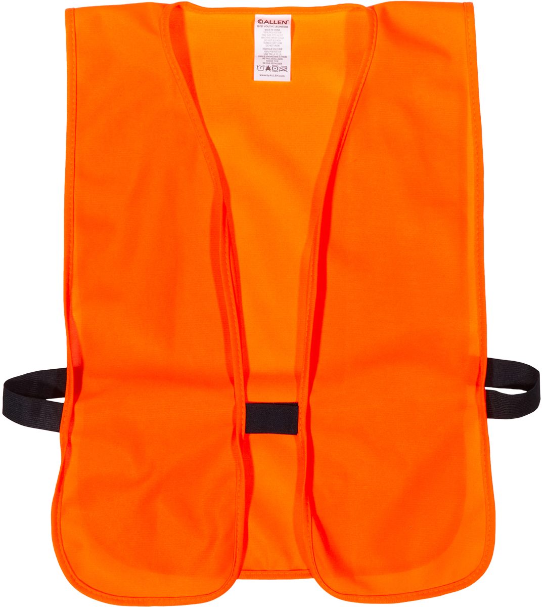 Allen Youth Blaze Orange Safety Vest (26in-36in Quiet Poly Material)