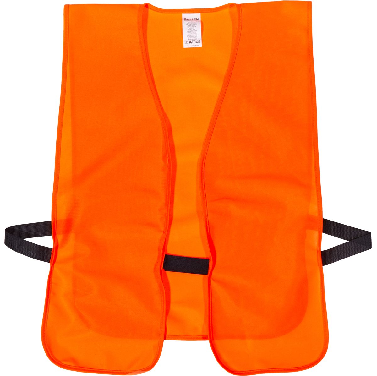 Allen Adult Blaze Orange Safety Vest (38in-48in Quiet Poly Material)