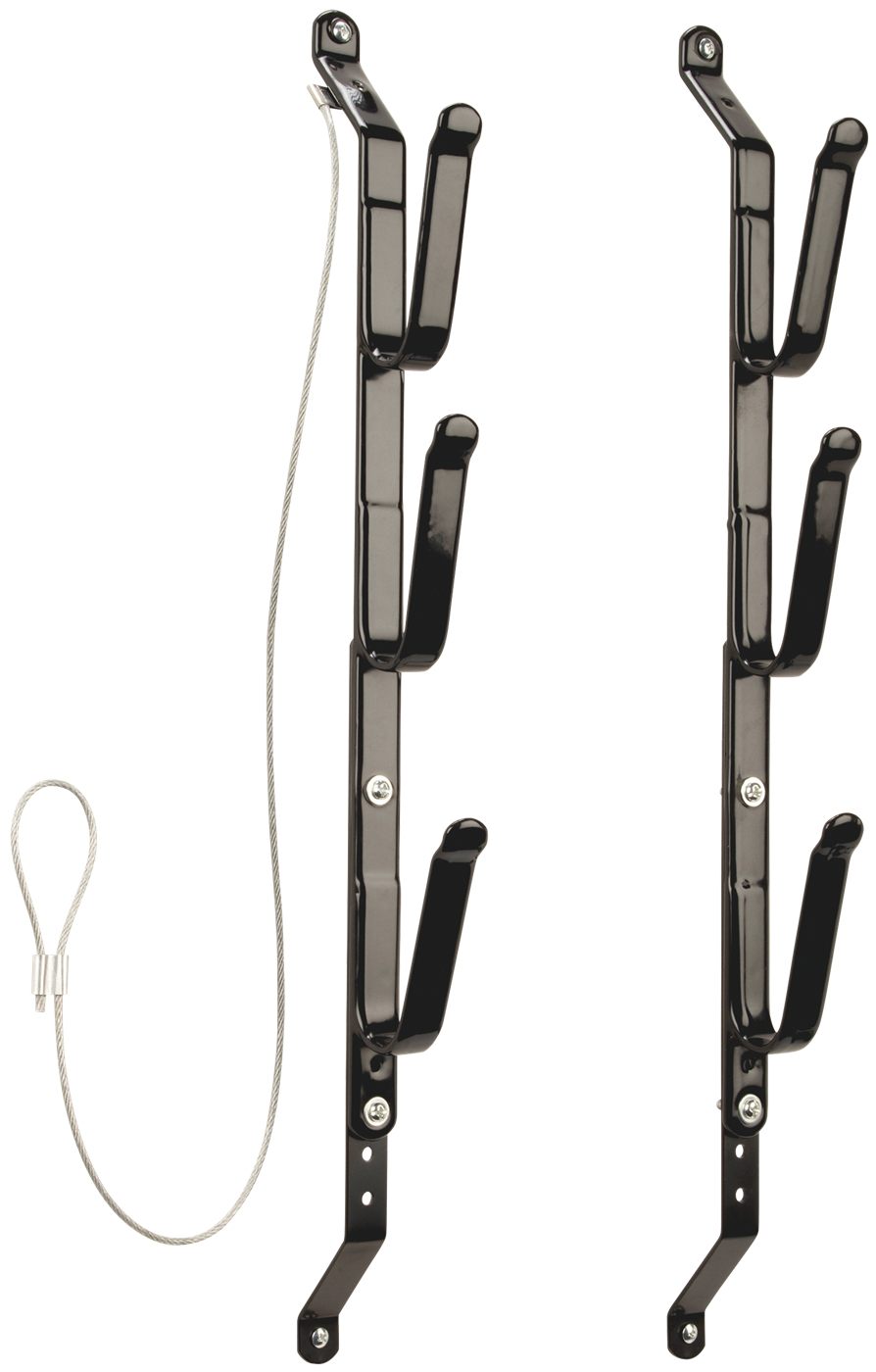Allen 3 GUN Locking Rack (Adjustable 18in-26in Steel Construction)