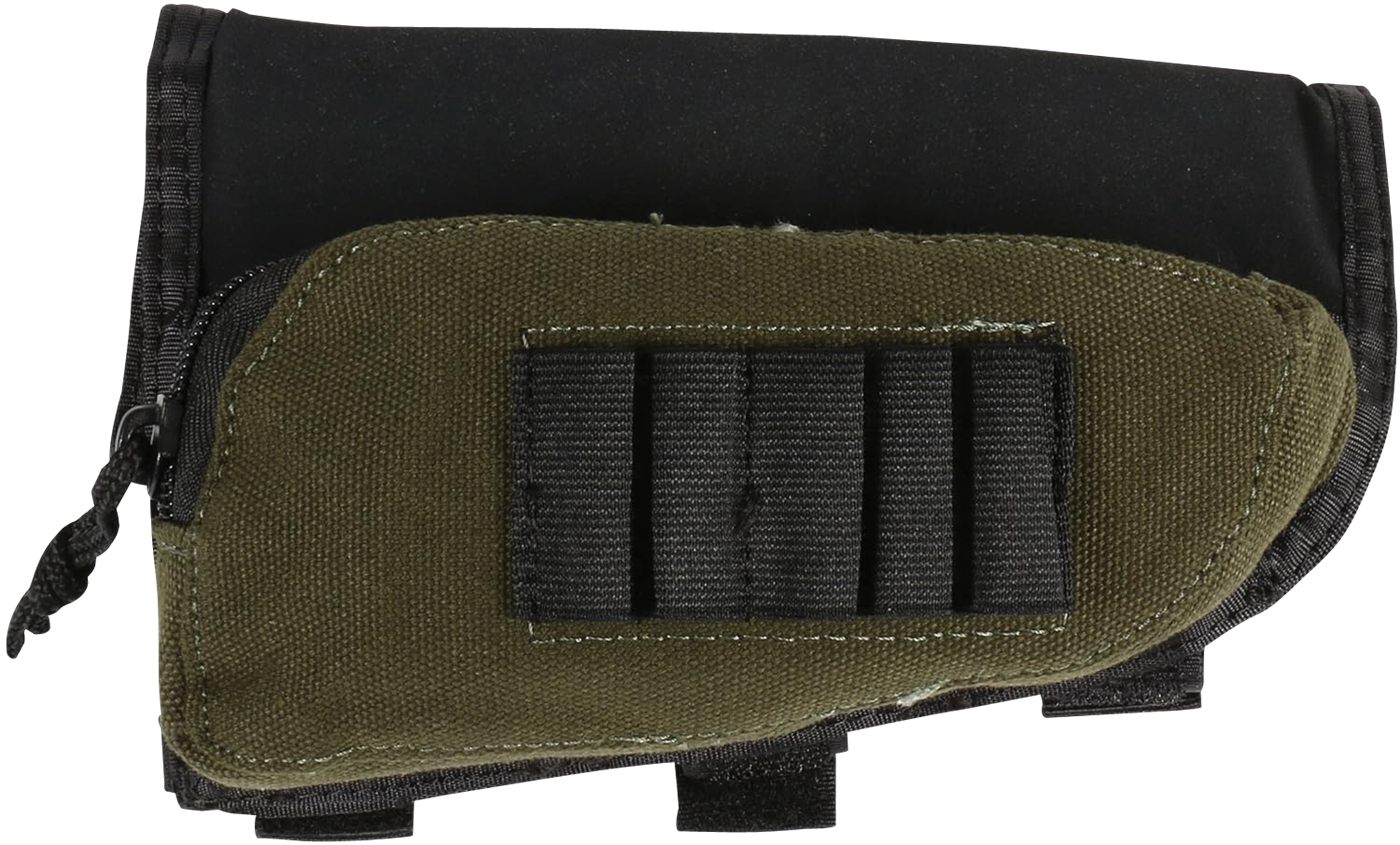 Allen 20550 Buttstock Shell Holder Black/Green Cordura Capacity 5rd Rifle M