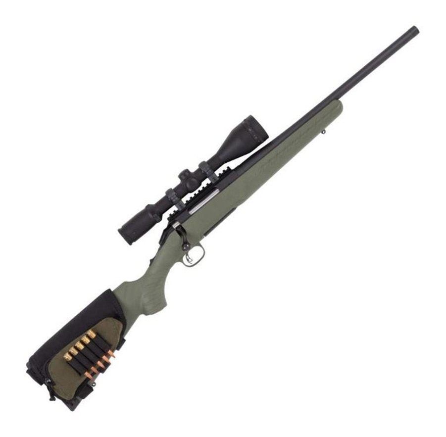 Allen 20550 Buttstock Shell Holder Black/Green Cordura Capacity 5rd Rifle M view 3