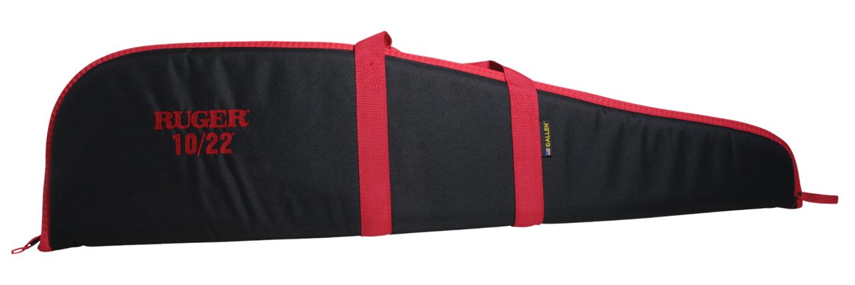 Allen Ruger 27540 Embroidered Rifle Case 40in Black/Red Endura For 10/22