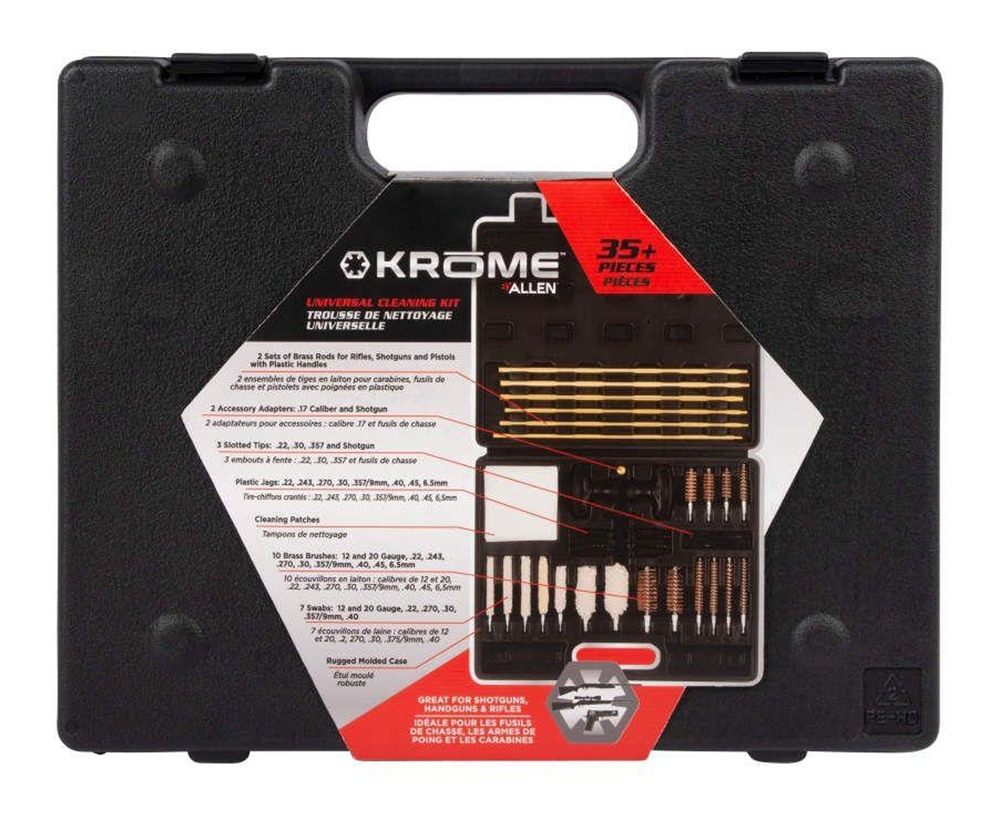 Allen Krome 70562 Universal Cleaning Kit Multi-Caliber Handguns, Rifles, Sh view 3