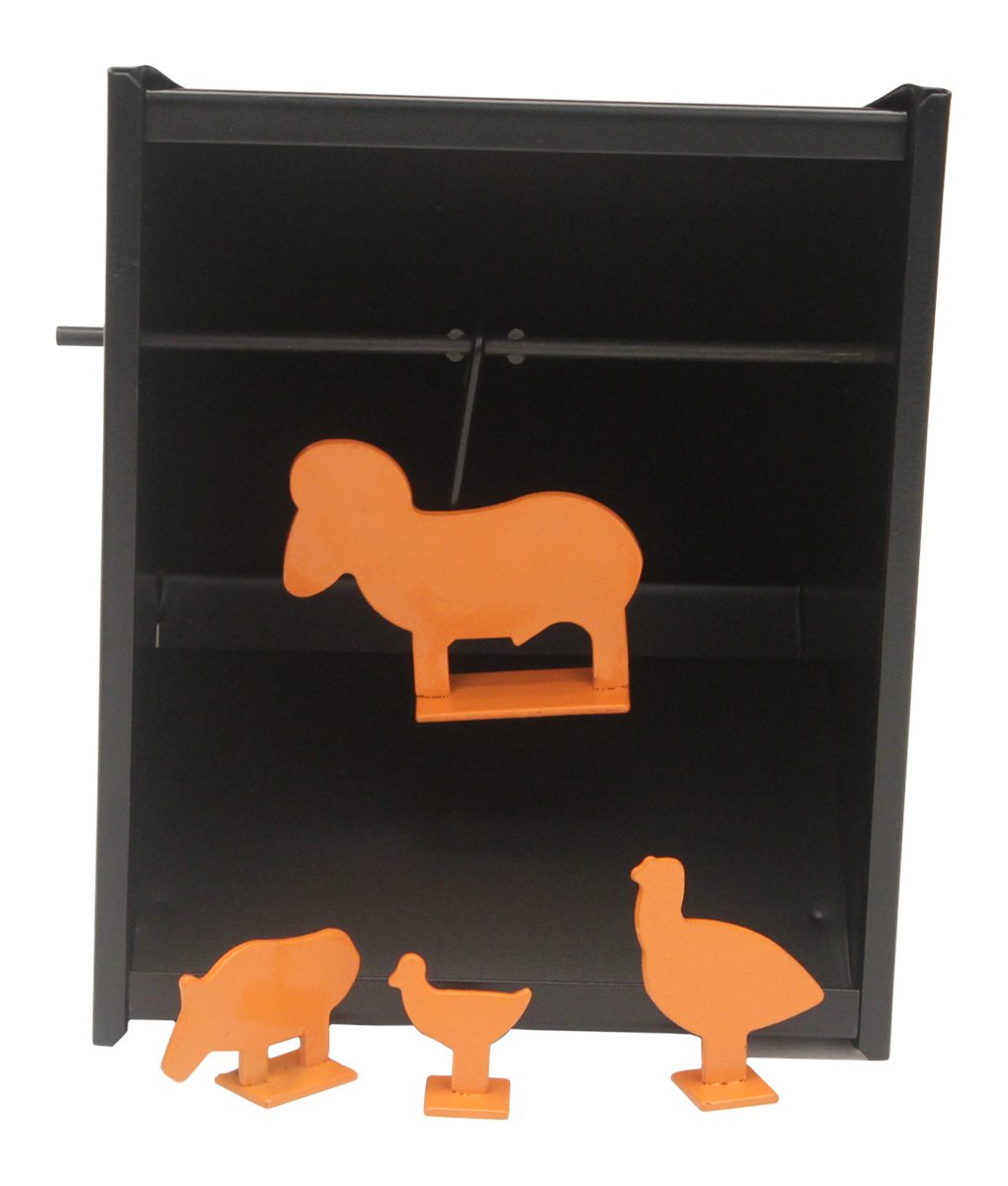 Beeman 2085 Pellet Trap Steel Orange Target Airgun Metal Silhouette/Paper
