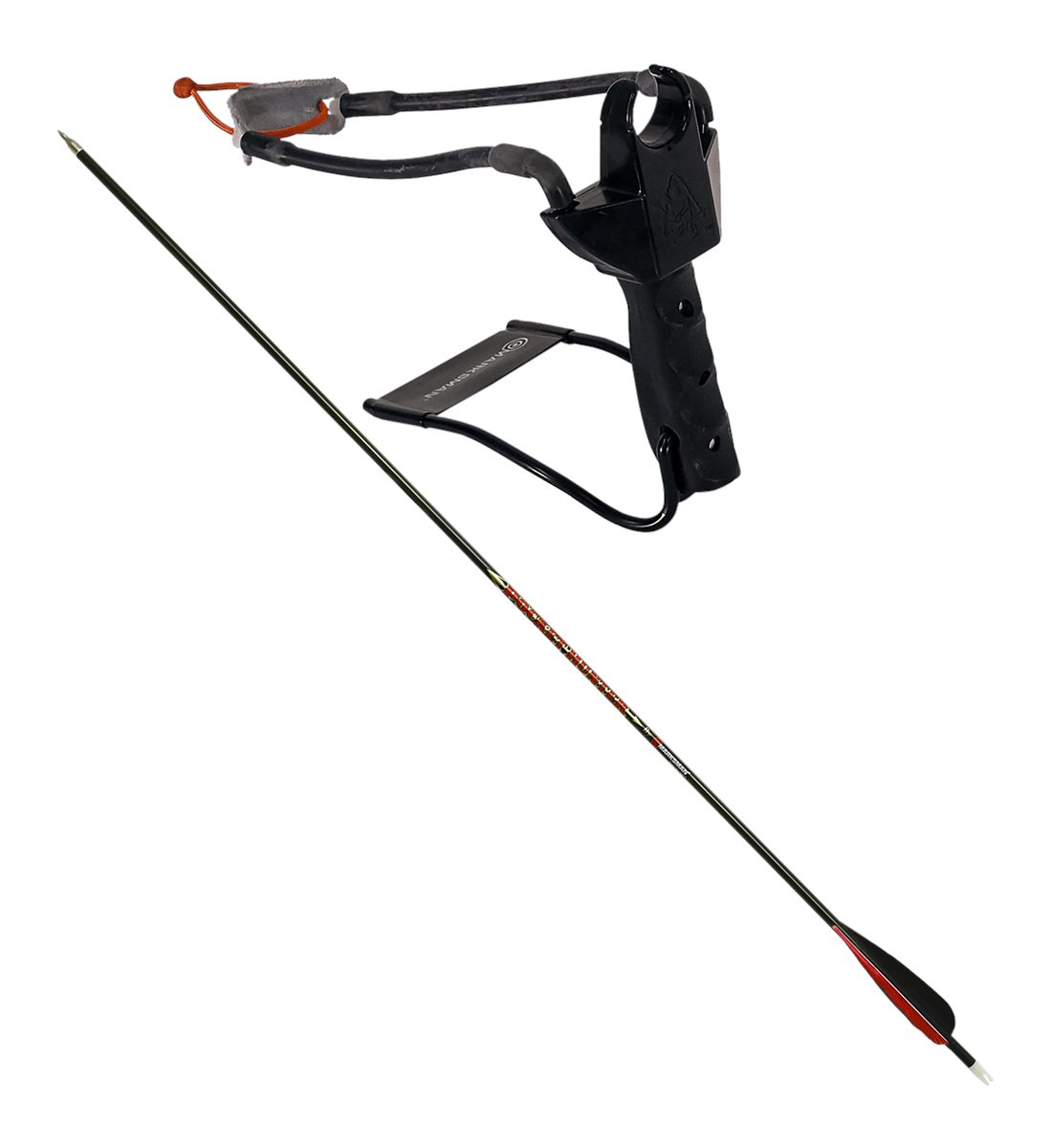 Marksman 3075 Pocket Hunter Slingshot Black Steel Molded Handle