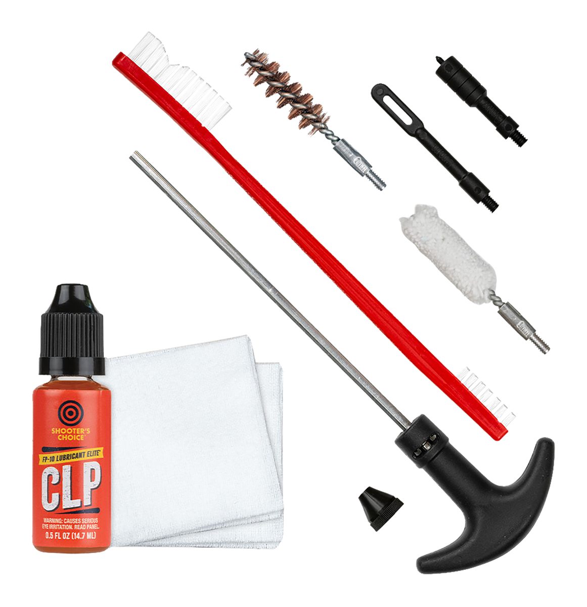 Shooters Choice 9mm Handgun Cleaning Kit with Aluminum Rod