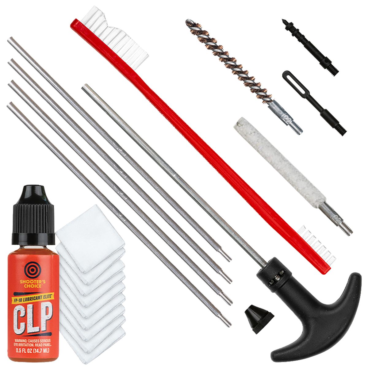 Shooter's Choice SHFSRK22 Gun Rod Cleaning Kit Rifle .22 Caliber