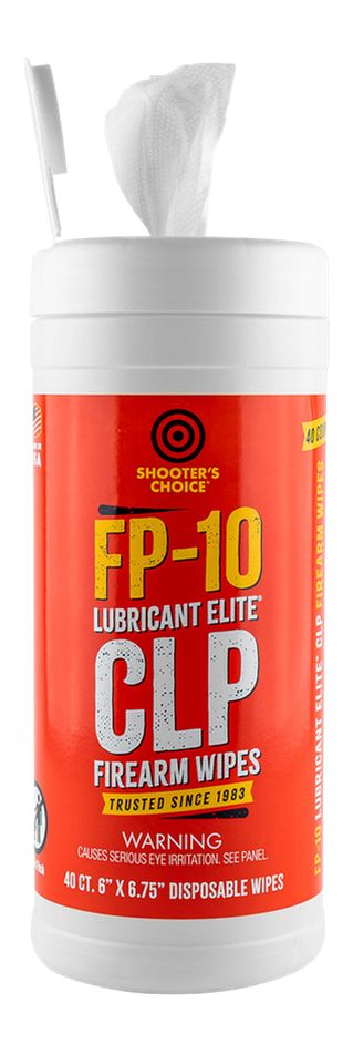 Shooter's Choice SHF-40C-FP10 Lubricant Elite Wipes