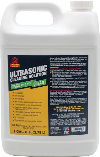 Shooters Choice SHFUCS128 Ultrasonic Cleaning Solution 1 Gallon Bottle view 2